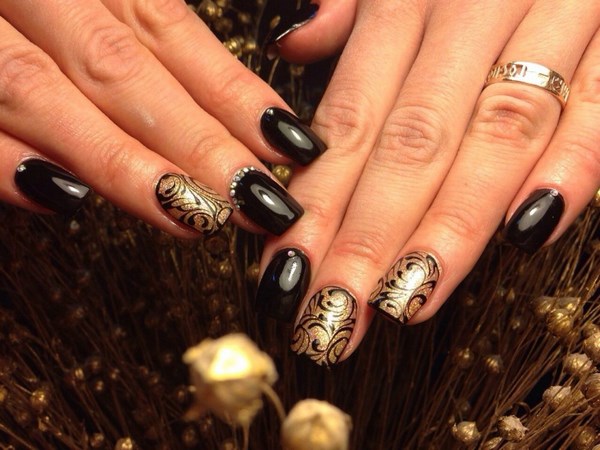 Tahun Baru Manicure 2024: foto, idea-idea Manicure Tahun Baru
