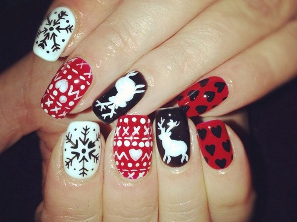 Tahun Baru Manicure 2024: foto, idea-idea Manicure Tahun Baru