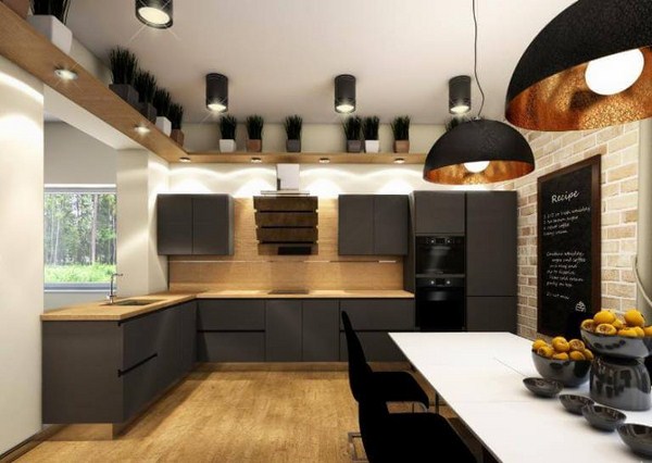 Interior moden dalam gaya loteng: gaya loteng di bahagian dalam apartmen, idea-idea foto