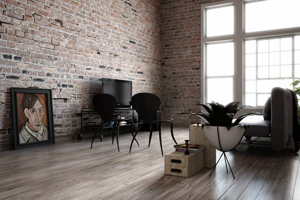 Interior moden dalam gaya loteng: gaya loteng di bahagian dalam apartmen, idea-idea foto