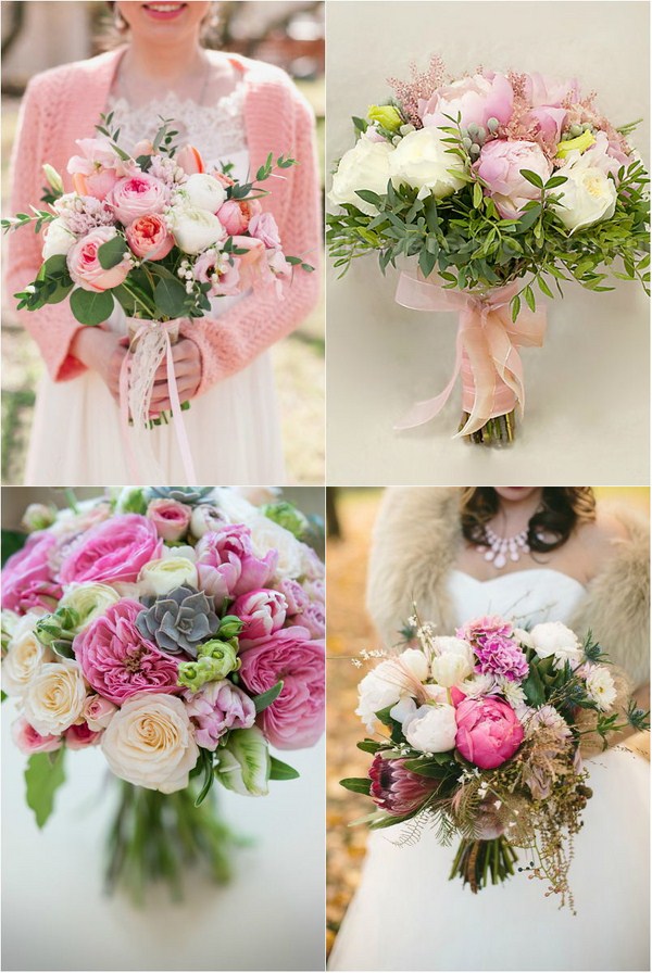 Bouquets bunga yang paling bergaya 2024-2025, gambar, trend bunga