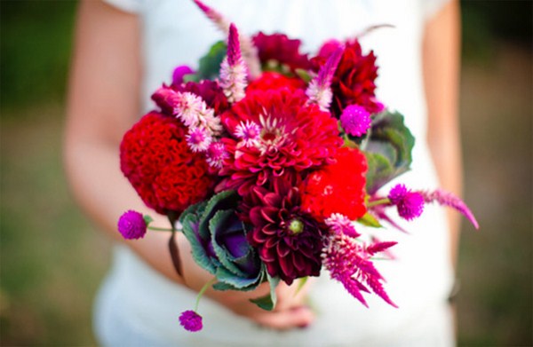 Bouquets bunga yang paling bergaya 2024-2025, gambar, trend bunga