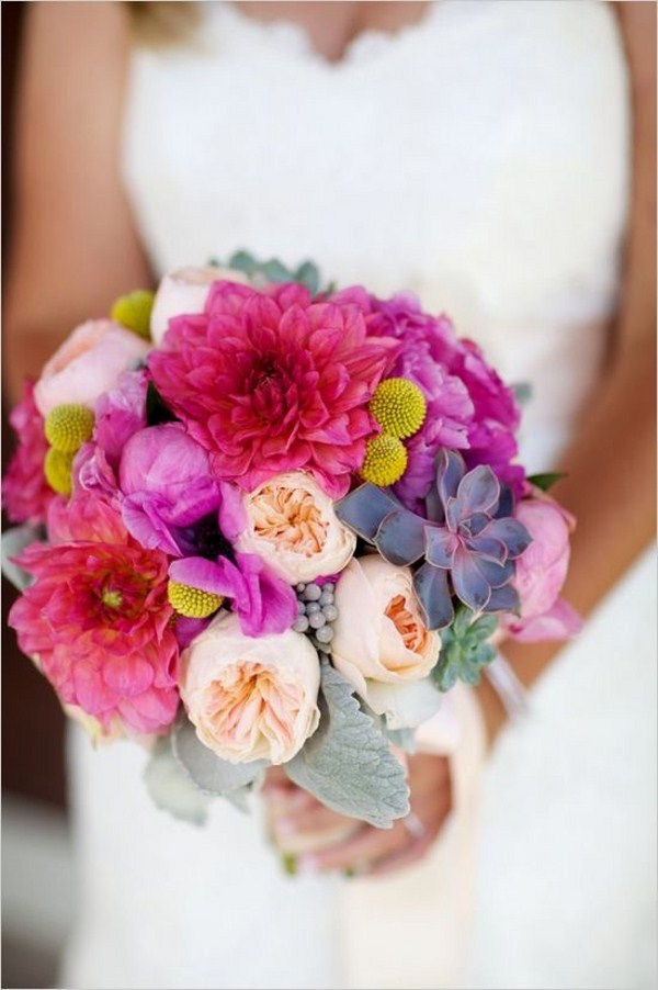 Bouquets bunga yang paling bergaya 2024-2025, gambar, trend bunga