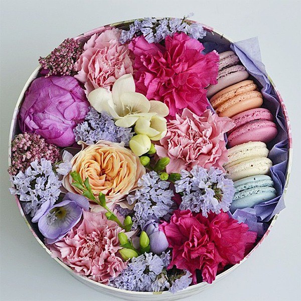 Bouquets bunga yang paling bergaya 2024-2025, gambar, trend bunga