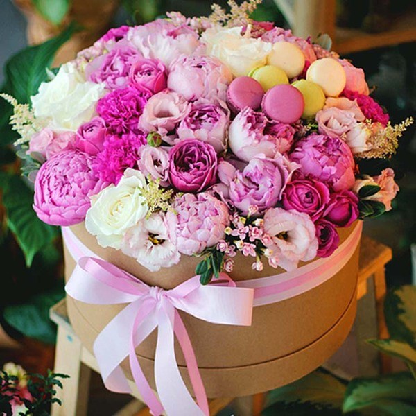 Bouquets bunga yang paling bergaya 2024-2025, gambar, trend bunga
