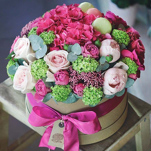 Bouquets bunga yang paling bergaya 2024-2025, gambar, trend bunga