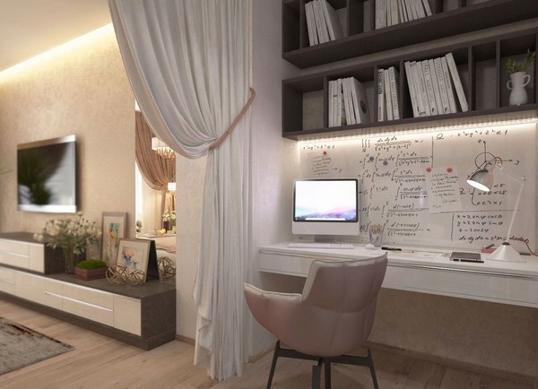 Cara menyusun ruang kerja: foto, idea-idea untuk merancang tempat kerja