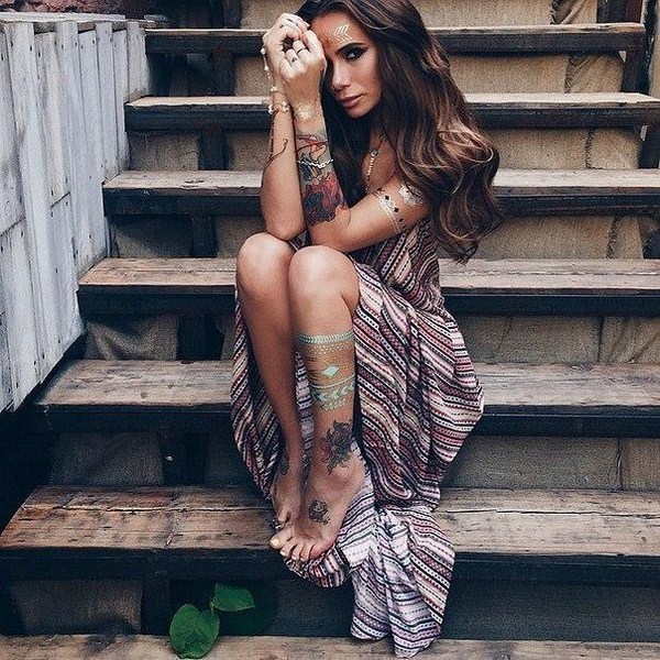 Tato flash asal: gambar, idea tatu flash untuk kanak-kanak perempuan