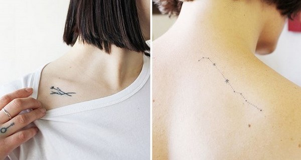 Tato kecil asal: gambar, idea-idea tatu kecil untuk kanak-kanak perempuan