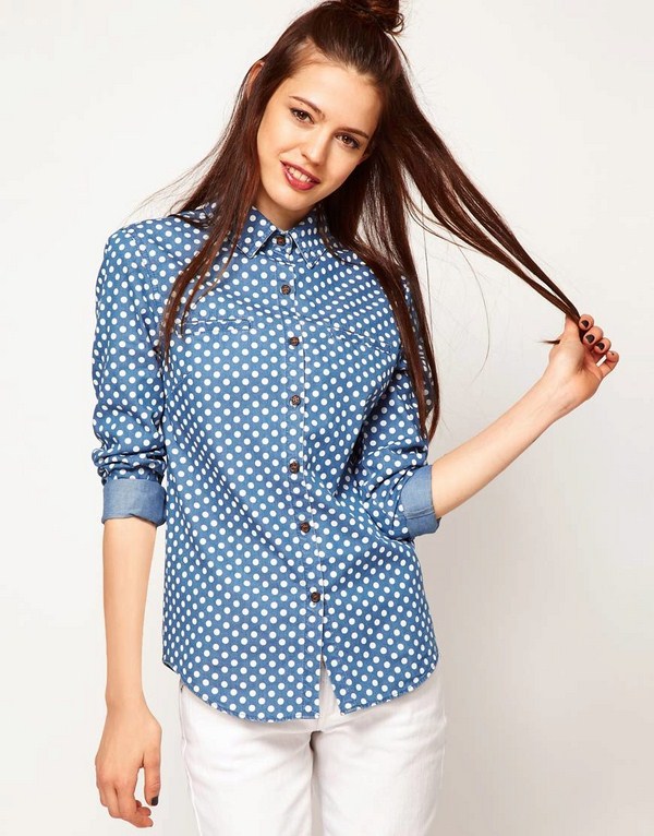 Shirt wanita bergaya 2024-2025: foto