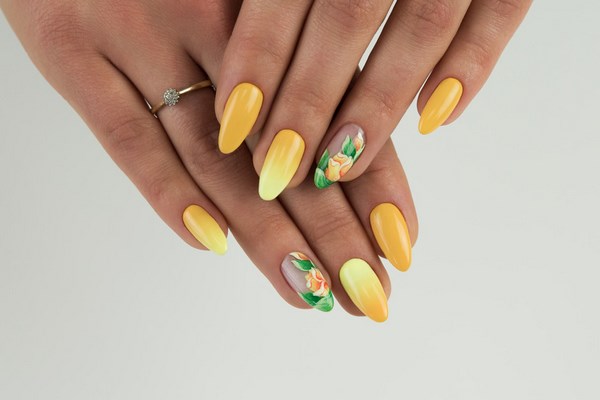 Manikur kejatuhan bergaya 2024-2025: gambar, idea-idea jatuh manicure