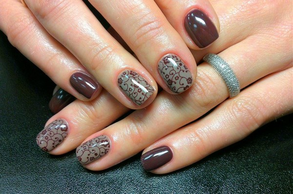 Manikur kejatuhan bergaya 2024-2025: gambar, idea-idea jatuh manicure
