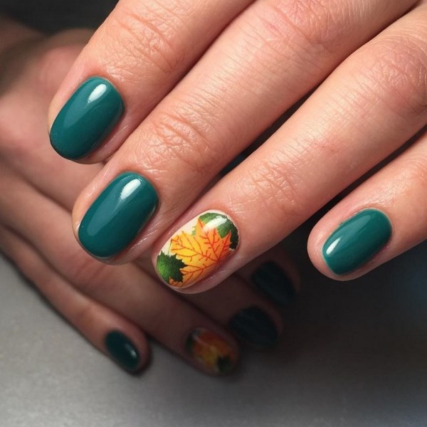 Manikur kejatuhan bergaya 2024-2025: gambar, idea-idea jatuh manicure