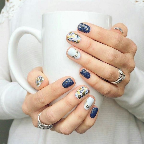 Manikur kejatuhan bergaya 2024-2025: gambar, idea-idea jatuh manicure