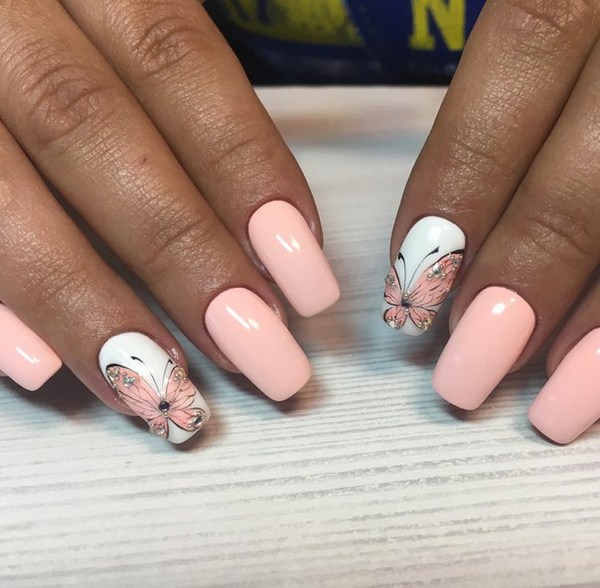 Manicure bogel cantik: gambar, berita, idea-idea manicure bogel