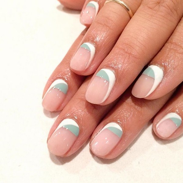 Manicure bogel cantik: gambar, berita, idea-idea manicure bogel