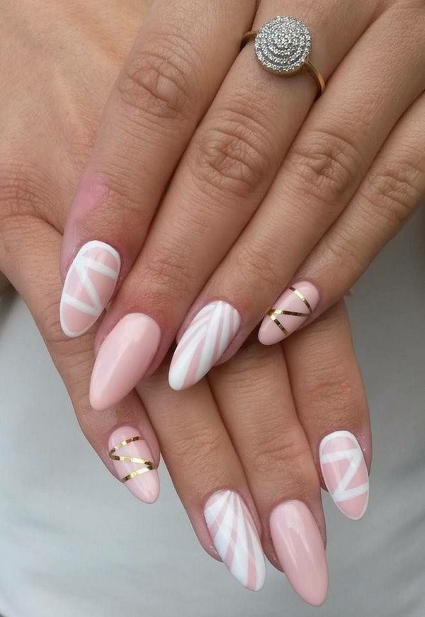 Manicure bogel cantik: gambar, berita, idea-idea manicure bogel