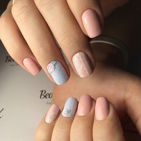 Manicure bogel cantik: gambar, berita, idea-idea manicure bogel