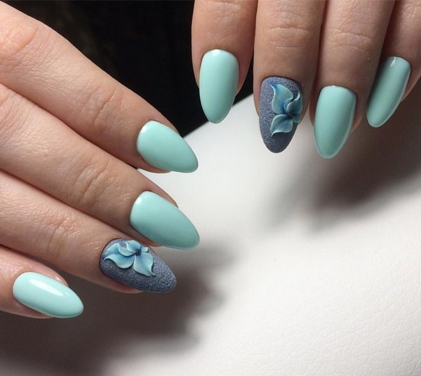 Manikur bunga yang menarik 2024-2025: gambar, idea-idea manicure dengan bunga