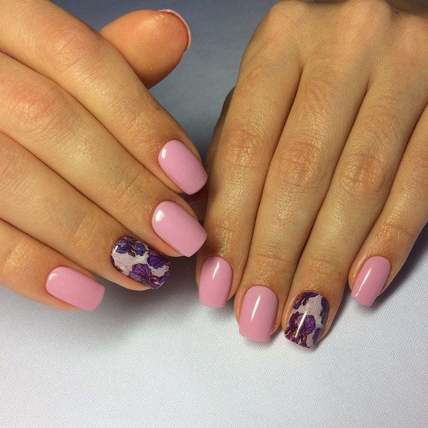 Manikur bunga yang menarik 2024-2025: gambar, idea-idea manicure dengan bunga