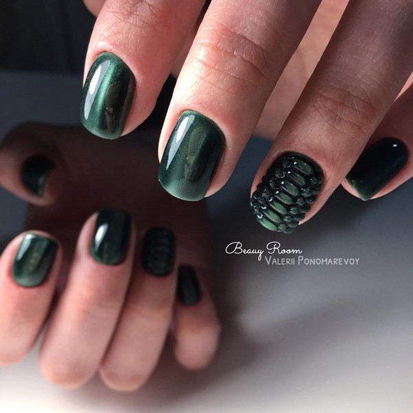 Manicure mata kucing misterius 2024-2025: idea reka bentuk kuku