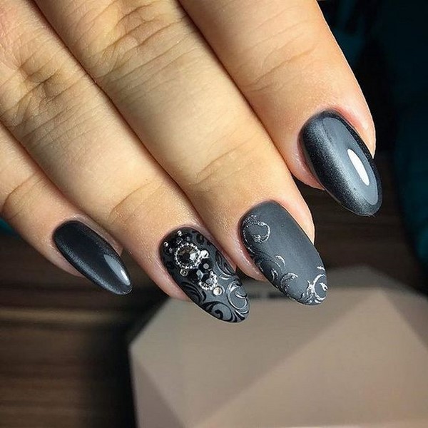 Manicure mata kucing misterius 2024-2025: idea reka bentuk kuku