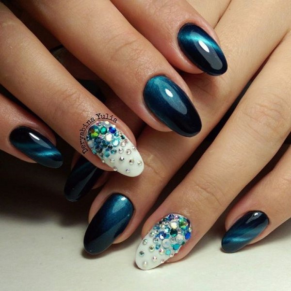 Manicure mata kucing misterius 2024-2025: idea reka bentuk kuku