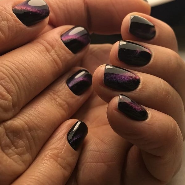 Manicure mata kucing misterius 2024-2025: idea reka bentuk kuku