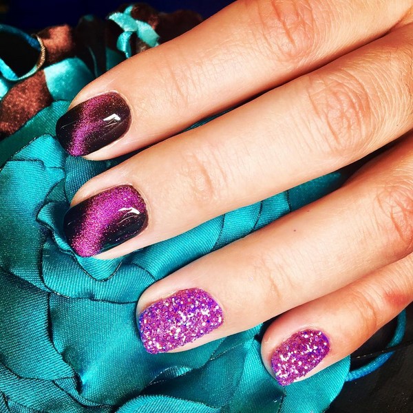 Manicure mata kucing misterius 2024-2025: idea reka bentuk kuku