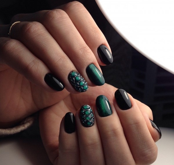 Manicure mata kucing misterius 2024-2025: idea reka bentuk kuku