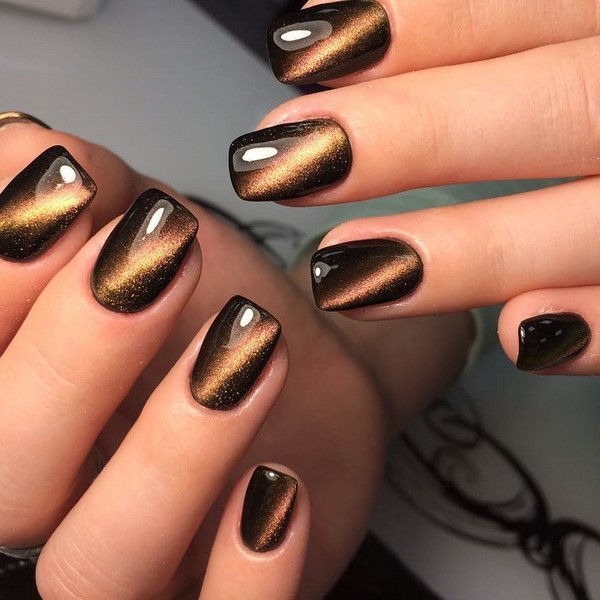 Manicure mata kucing misterius 2024-2025: idea reka bentuk kuku