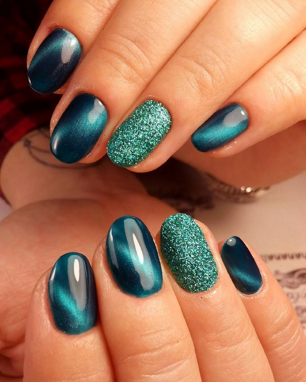 Manicure mata kucing misterius 2024-2025: idea reka bentuk kuku