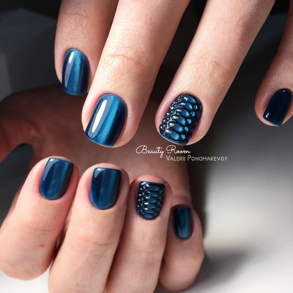 Manicure mata kucing misterius 2024-2025: idea reka bentuk kuku