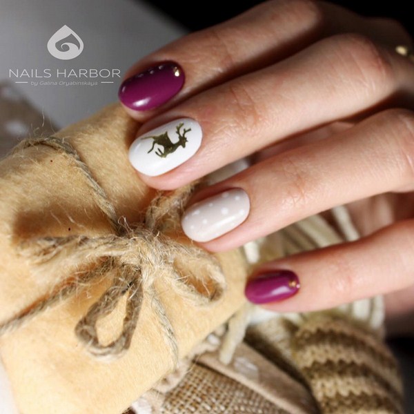 Manicure Tahun Baru Brilian 2024: contoh foto