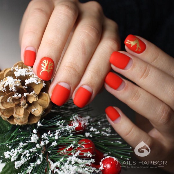 Manicure Tahun Baru Brilian 2024: contoh foto