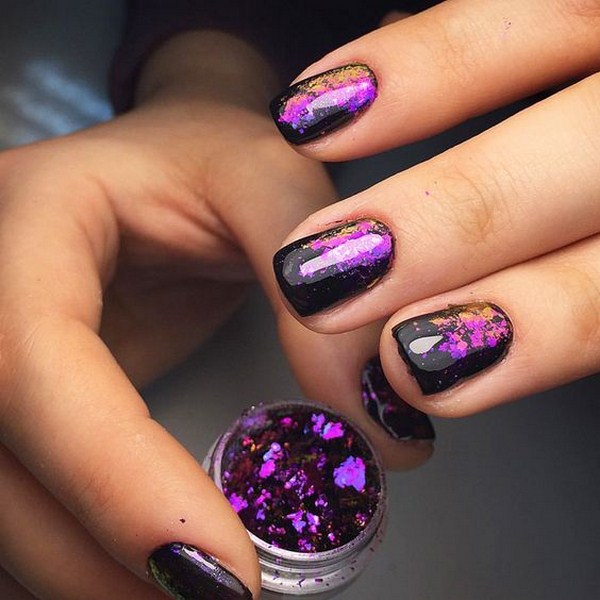 Manicure Tahun Baru Brilian 2024: contoh foto