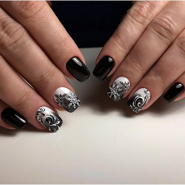 Musim sejuk manicure baru 2024-2025: TOP-10 trend seni kuku musim sejuk