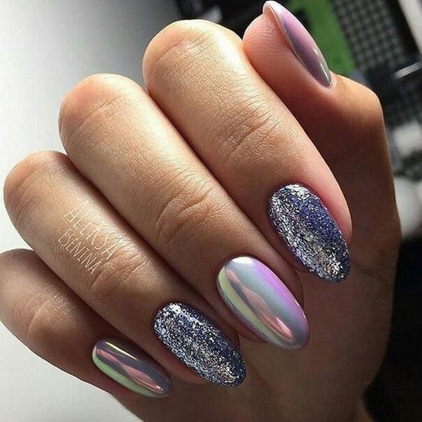 Reka bentuk kuku bergemerlapan perhiasan 2024-2025: manicure yang paling bergaya dalam foto