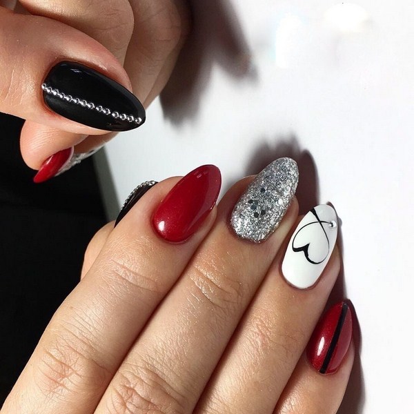 Reka bentuk kuku bergemerlapan perhiasan 2024-2025: manicure yang paling bergaya dalam foto