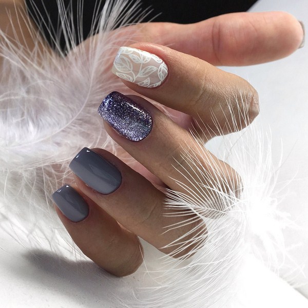 Reka bentuk kuku bergemerlapan perhiasan 2024-2025: manicure yang paling bergaya dalam foto