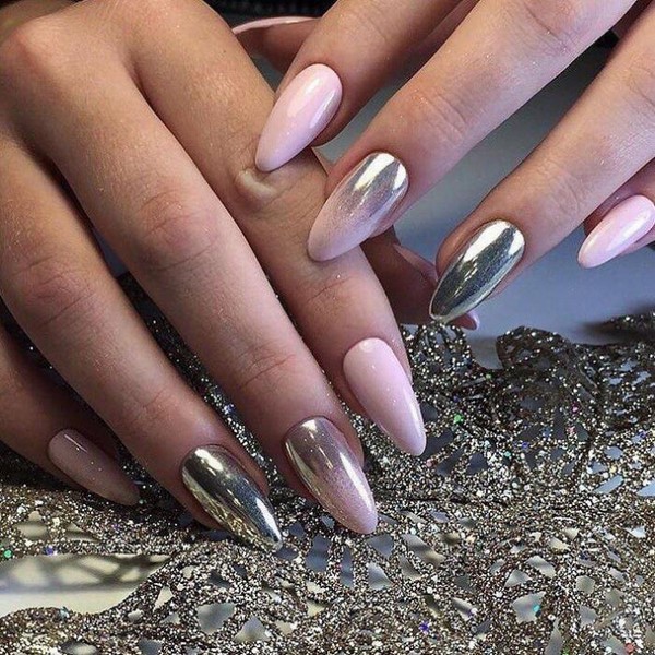 Reka bentuk kuku bergemerlapan perhiasan 2024-2025: manicure yang paling bergaya dalam foto