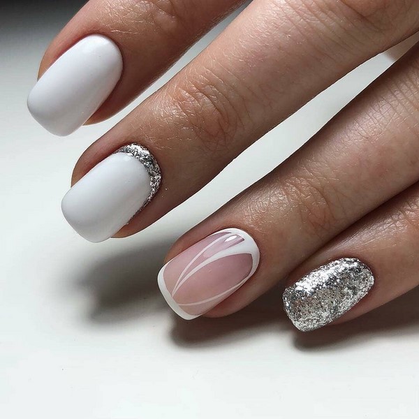Reka bentuk kuku bergemerlapan perhiasan 2024-2025: manicure yang paling bergaya dalam foto