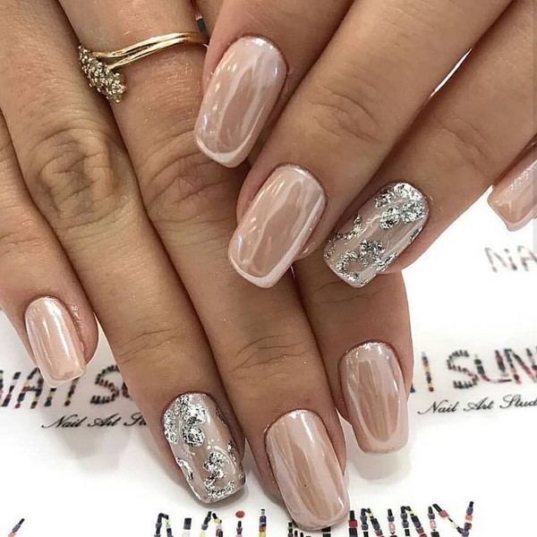 Reka bentuk kuku bergemerlapan perhiasan 2024-2025: manicure yang paling bergaya dalam foto