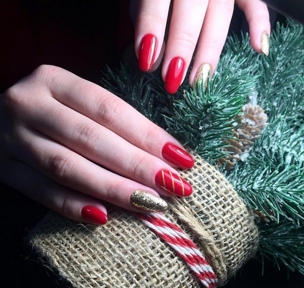 Tahun Baru Manicure 2024: foto, idea-idea Manicure Tahun Baru