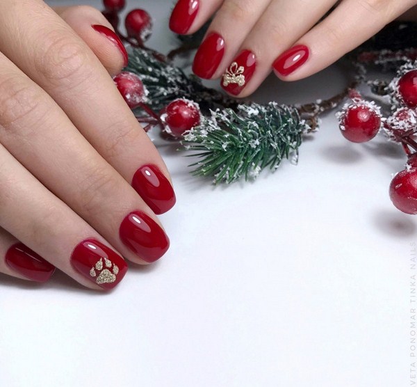 Tahun Baru Manicure 2024: foto, idea-idea Manicure Tahun Baru