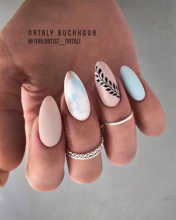 Menawan manicure lembut 2024-2025 - idea yang paling indah untuk reka bentuk lembut marigolds