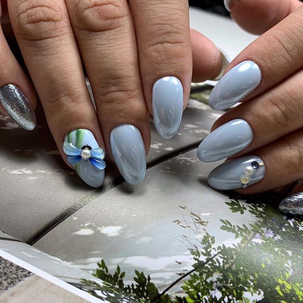 Menawan manicure lembut 2024-2025 - idea yang paling indah untuk reka bentuk lembut marigolds