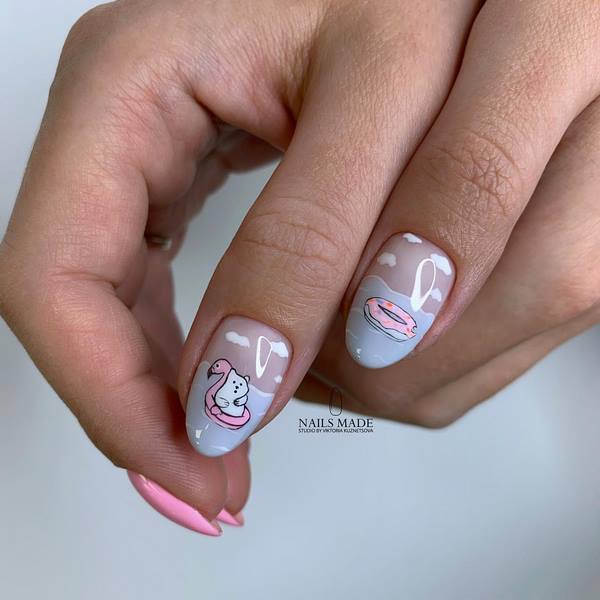 Menawan manicure lembut 2024-2025 - idea yang paling indah untuk reka bentuk lembut marigolds