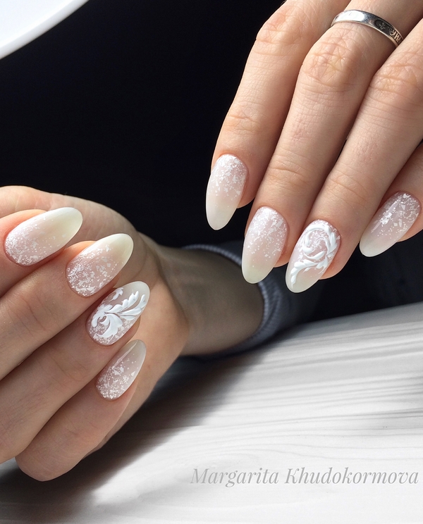 Menawan manicure lembut 2024-2025 - idea yang paling indah untuk reka bentuk lembut marigolds