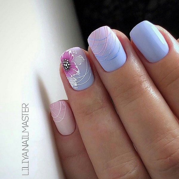Menawan manicure lembut 2024-2025 - idea yang paling indah untuk reka bentuk lembut marigolds